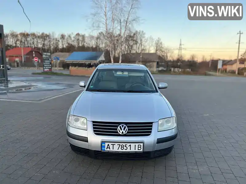 Седан Volkswagen Passat 2001 1.6 л. Ручна / Механіка обл. Івано-Франківська, Долина - Фото 1/13