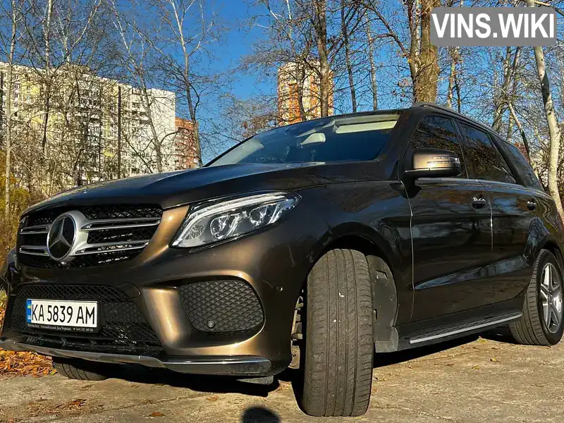 Позашляховик / Кросовер Mercedes-Benz GLE-Class 2015 2.99 л. Автомат обл. Київська, Київ - Фото 1/17