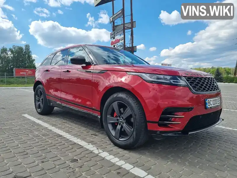 Позашляховик / Кросовер Land Rover Range Rover Velar 2019 2 л. Автомат обл. Львівська, Львів - Фото 1/21