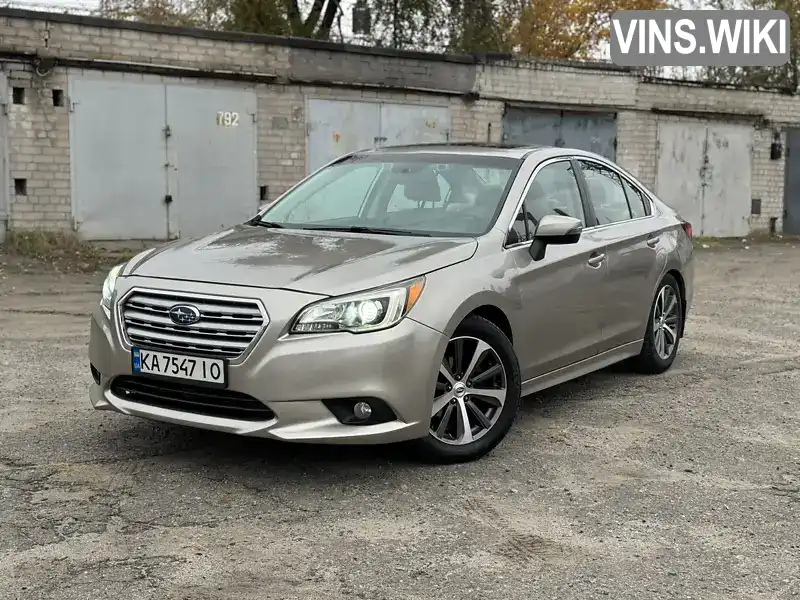 Седан Subaru Legacy 2016 2.5 л. Варіатор обл. Дніпропетровська, Дніпро (Дніпропетровськ) - Фото 1/21