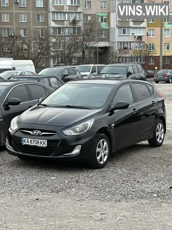 Хетчбек Hyundai Accent 2012 1.6 л. Автомат обл. Київська, Київ - Фото 1/16