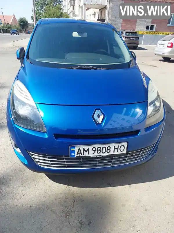 Мінівен Renault Grand Scenic 2010 1.9 л. Ручна / Механіка обл. Житомирська, Звягель - Фото 1/16