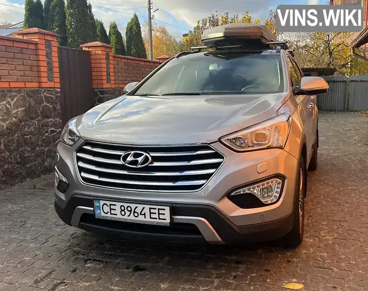 Позашляховик / Кросовер Hyundai Grand Santa Fe 2016 2.2 л. Автомат обл. Київська, Київ - Фото 1/14