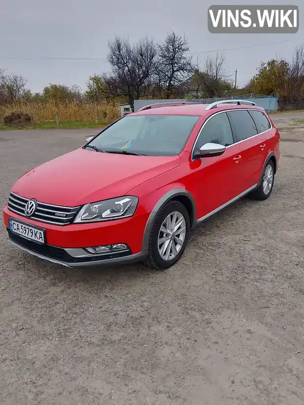 Універсал Volkswagen Passat 2014 2 л. Автомат обл. Черкаська, Золотоноша - Фото 1/21