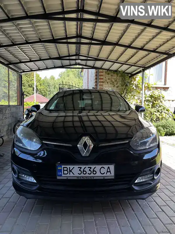 Універсал Renault Megane 2015 1.5 л. Ручна / Механіка обл. Хмельницька, Славута - Фото 1/11