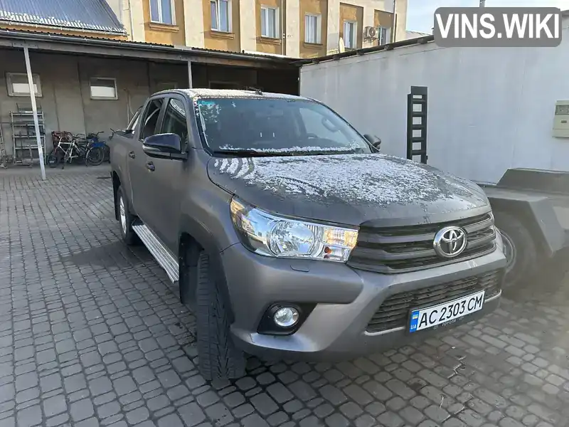 Пикап Toyota Hilux 2019 2.4 л. Ручная / Механика обл. Волынская, Любомль - Фото 1/19