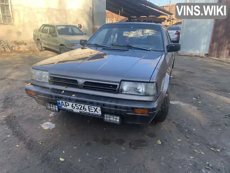 Седан Nissan Bluebird 1988 2 л. Ручна / Механіка обл. Запорізька, Запоріжжя - Фото 1/16