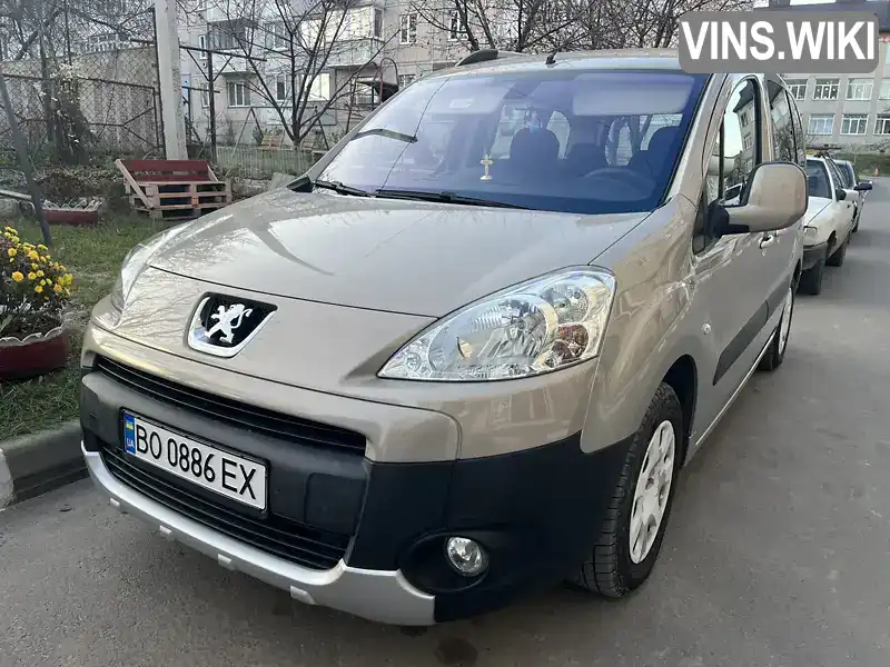 Мінівен Peugeot Partner 2012 1.56 л. Робот обл. Тернопільська, Теребовля - Фото 1/21