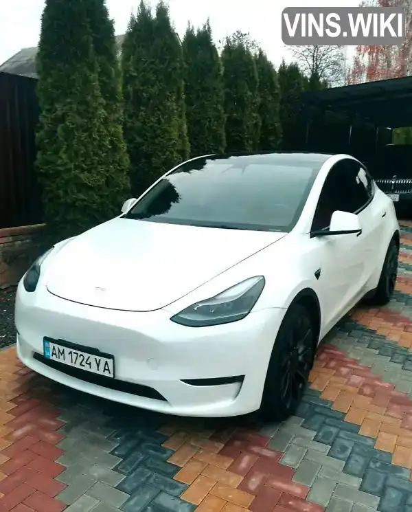 Позашляховик / Кросовер Tesla Model Y 2022 null_content л. обл. Житомирська, Олевськ - Фото 1/21