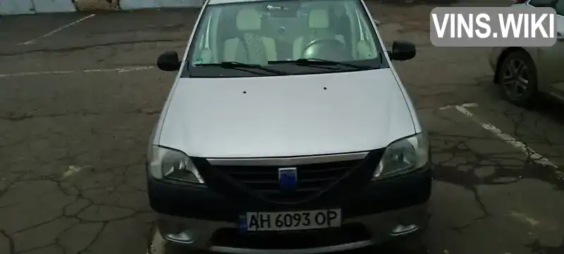 Седан Dacia Logan 2007 1.6 л. Ручна / Механіка обл. Донецька, Костянтинівка - Фото 1/8