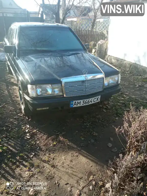 Седан Mercedes-Benz 190 1988 2 л. Ручна / Механіка обл. Житомирська, Радомишль - Фото 1/7