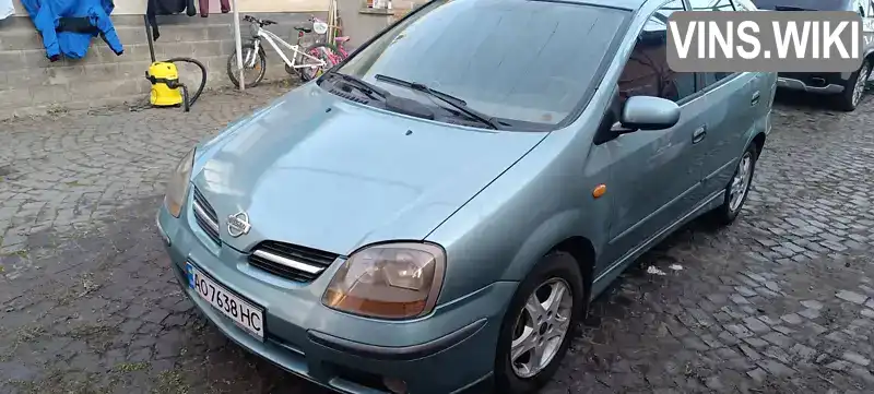 Хетчбек Nissan Almera 2002 null_content л. Ручна / Механіка обл. Закарпатська, Мукачево - Фото 1/10