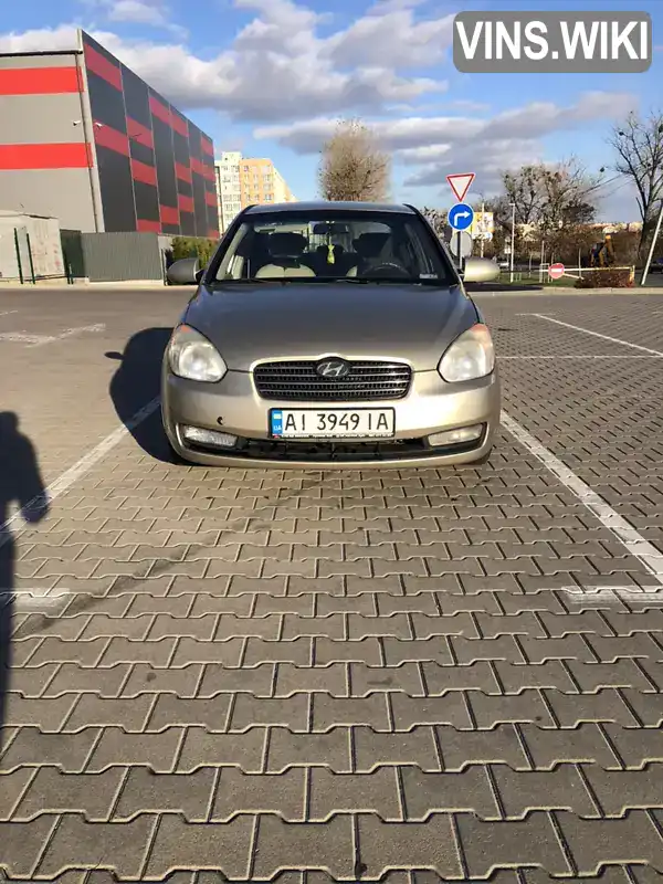 Седан Hyundai Accent 2006 1.4 л. Ручна / Механіка обл. Київська, Київ - Фото 1/21