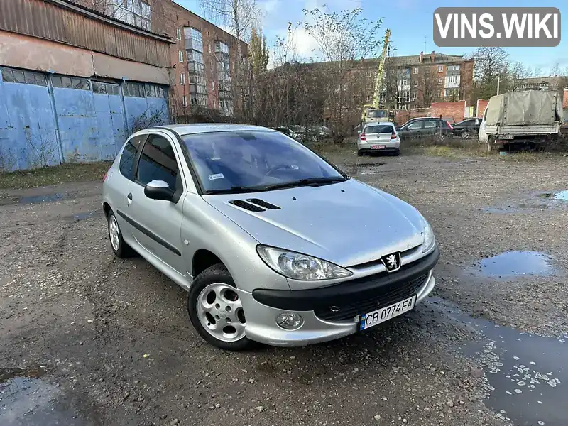 Хетчбек Peugeot 206 2002 1.4 л. Ручна / Механіка обл. Чернігівська, Ніжин - Фото 1/21