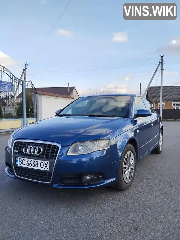 Седан Audi A4 2007 1.97 л. Автомат обл. Житомирська, Любар - Фото 1/12