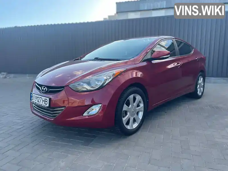 Седан Hyundai Elantra 2012 1.8 л. Автомат обл. Полтавська, Кременчук - Фото 1/16