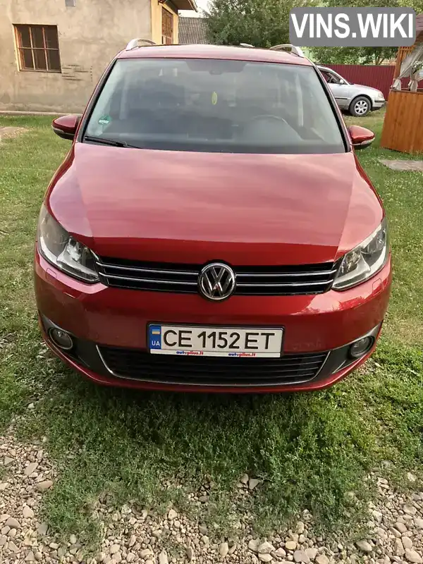 Мінівен Volkswagen Touran 2013 1.6 л. Ручна / Механіка обл. Чернівецька, Кіцмань - Фото 1/20