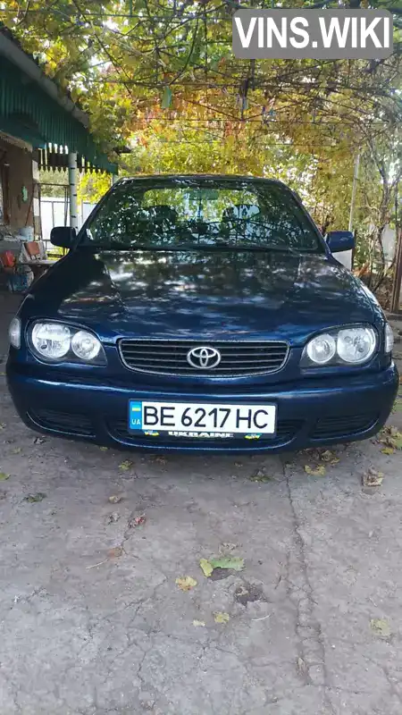 JT153ZEB200013941 Toyota Corolla 2000 Седан 1.59 л. Фото 1