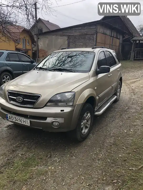 Позашляховик / Кросовер Kia Sorento 2003 2.5 л. обл. Закарпатська, Виноградів - Фото 1/10