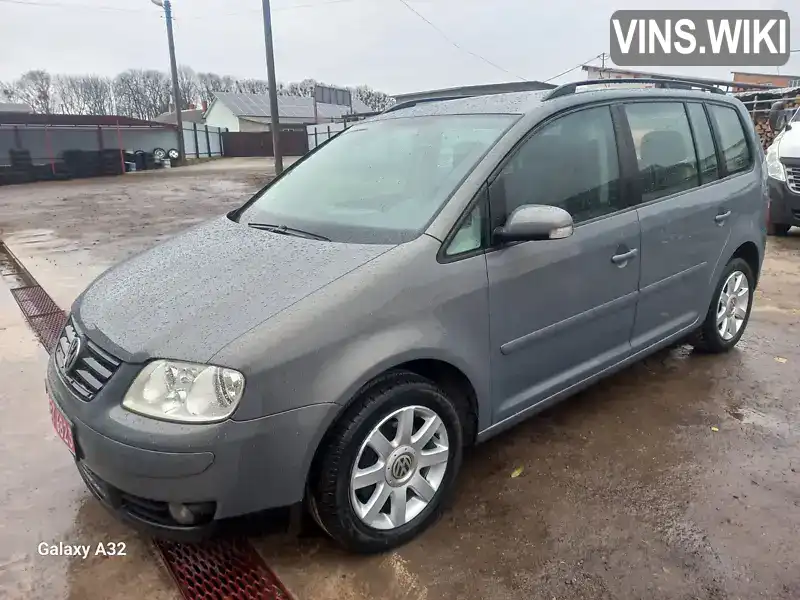 Мінівен Volkswagen Touran 2005 1.6 л. Ручна / Механіка обл. Львівська, Червоноград - Фото 1/10