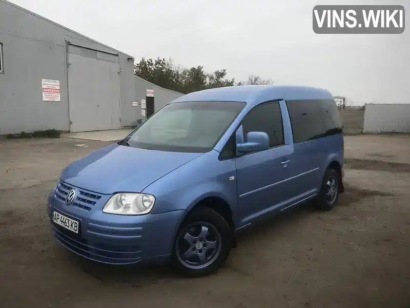 Мінівен Volkswagen Caddy 2007 2 л. Ручна / Механіка обл. Запорізька, Запоріжжя - Фото 1/20