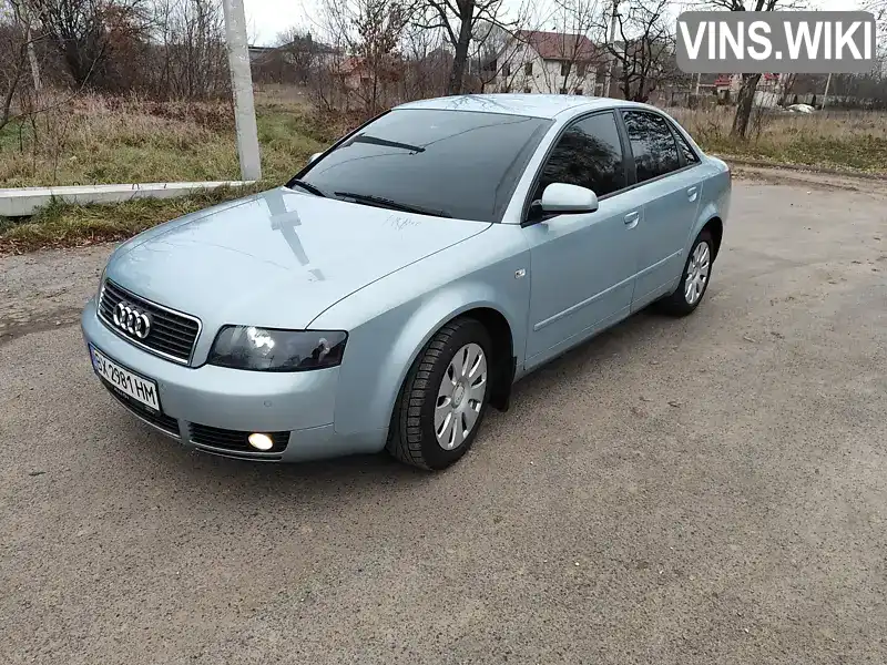 Седан Audi A4 2003 1.98 л. Ручна / Механіка обл. Хмельницька, Хмельницький - Фото 1/15