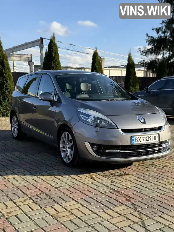 Мінівен Renault Grand Scenic 2012 1.6 л. Ручна / Механіка обл. Хмельницька, Ізяслав - Фото 1/21