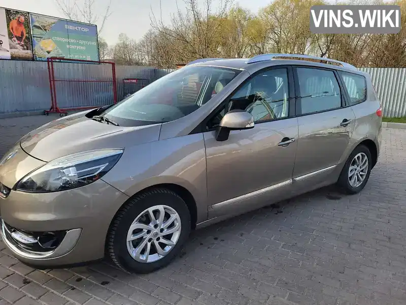 Мінівен Renault Scenic 2013 1.6 л. Ручна / Механіка обл. Вінницька, Вінниця - Фото 1/21