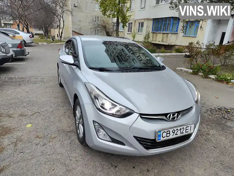 Седан Hyundai Elantra 2014 1.59 л. Ручна / Механіка обл. Полтавська, Пирятин - Фото 1/21