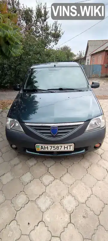 Седан Dacia Logan 2005 1.4 л. Ручна / Механіка обл. Донецька, Слов'янськ - Фото 1/15