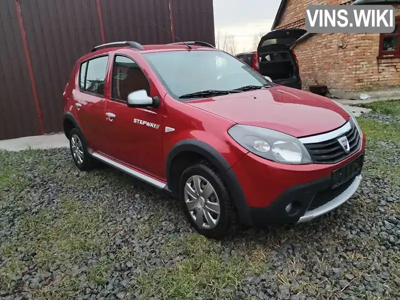 Позашляховик / Кросовер Dacia Sandero StepWay 2011 1.6 л. Ручна / Механіка обл. Хмельницька, Хмельницький - Фото 1/15