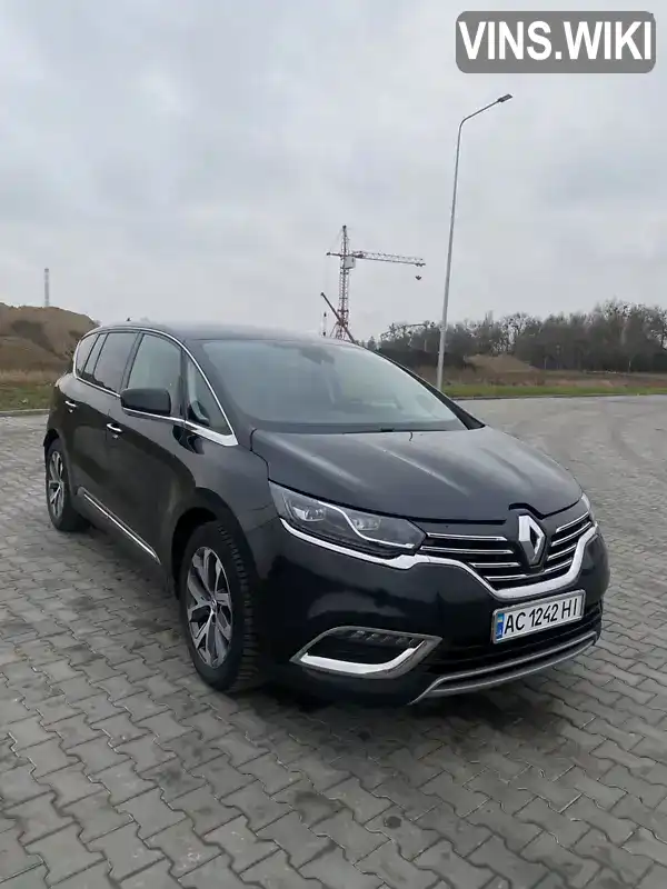 Мінівен Renault Espace 2015 1.6 л. Автомат обл. Волинська, Луцьк - Фото 1/9