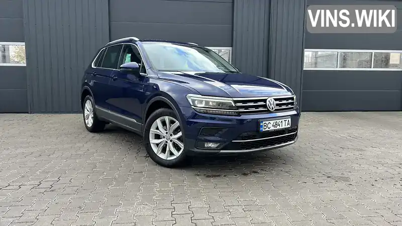 Позашляховик / Кросовер Volkswagen Tiguan 2018 1.97 л. Робот обл. Львівська, Червоноград - Фото 1/21