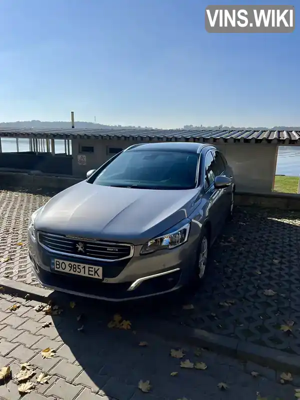 Універсал Peugeot 508 2016 1.56 л. Автомат обл. Тернопільська, Тернопіль - Фото 1/21