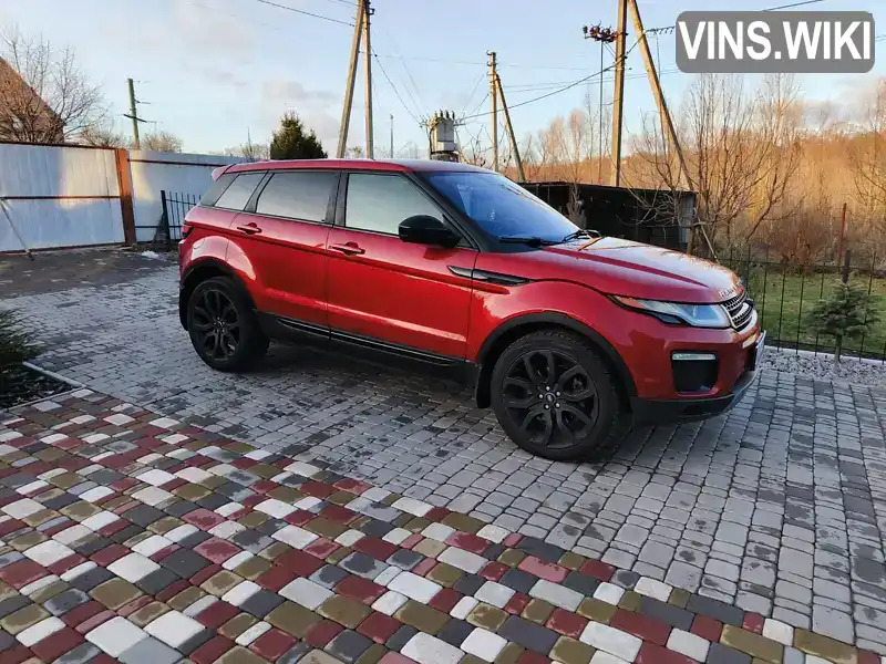 Позашляховик / Кросовер Land Rover Range Rover Evoque 2016 2 л. Типтронік обл. Київська, Обухів - Фото 1/21