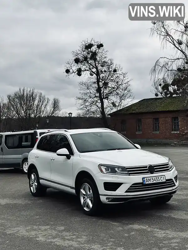 Внедорожник / Кроссовер Volkswagen Touareg 2015 3.6 л. Автомат обл. Житомирская, Радомышль - Фото 1/21