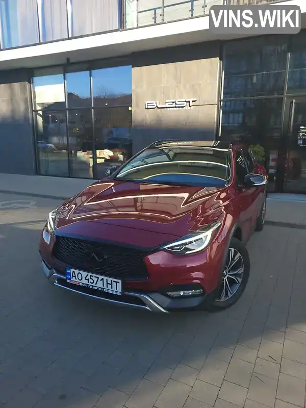 Позашляховик / Кросовер Infiniti QX30 2017 1.99 л. Автомат обл. Закарпатська, Ужгород - Фото 1/18