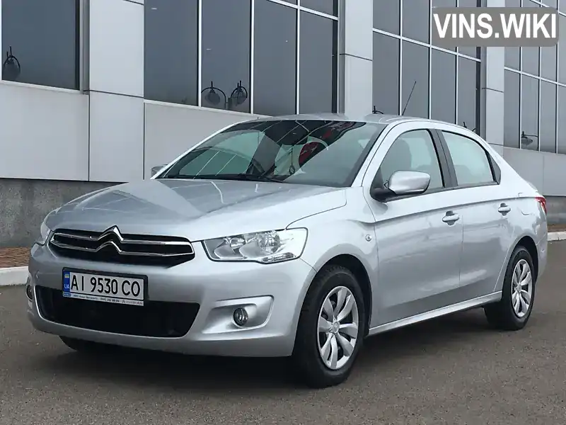 Седан Citroen C-Elysee 2015 1.2 л. Автомат обл. Київська, Біла Церква - Фото 1/21