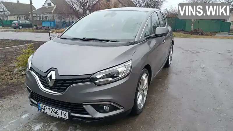 Мінівен Renault Scenic 2017 1.46 л. Ручна / Механіка обл. Запорізька, Запоріжжя - Фото 1/13