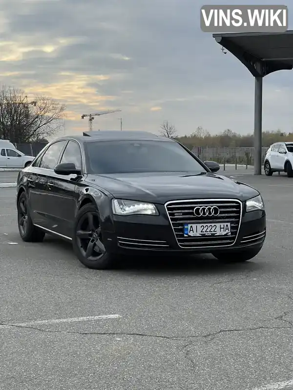 Седан Audi A8 2011 3 л. обл. Київська, Київ - Фото 1/21