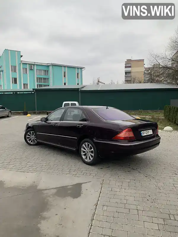 Седан Mercedes-Benz S-Class 1999 5 л. Автомат обл. Київська, Київ - Фото 1/21