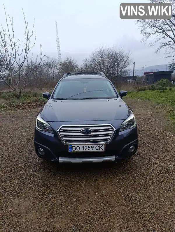 Універсал Subaru Outback 2016 2.5 л. Варіатор обл. Тернопільська, Заліщики - Фото 1/14