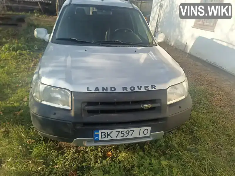 Внедорожник / Кроссовер Land Rover Freelander 2003 1.95 л. Автомат обл. Волынская, Луцк - Фото 1/9