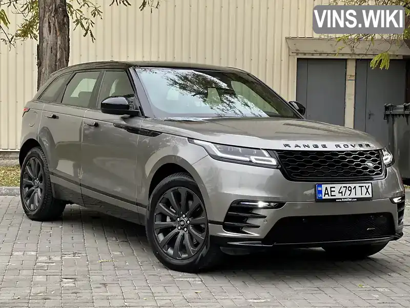 Позашляховик / Кросовер Land Rover Range Rover Velar 2022 2 л. Автомат обл. Дніпропетровська, Дніпро (Дніпропетровськ) - Фото 1/21