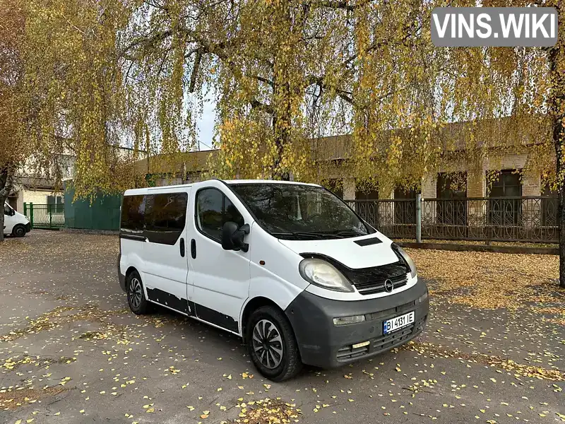 Мінівен Opel Vivaro 2004 null_content л. Ручна / Механіка обл. Полтавська, Пирятин - Фото 1/21