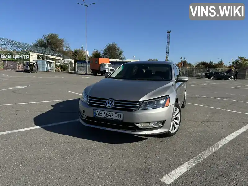 Седан Volkswagen Passat 2012 2.5 л. Типтроник обл. Днепропетровская, Днепр (Днепропетровск) - Фото 1/16