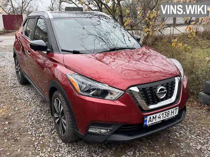 Позашляховик / Кросовер Nissan Kicks 2019 1.6 л. Варіатор обл. Житомирська, Житомир - Фото 1/21