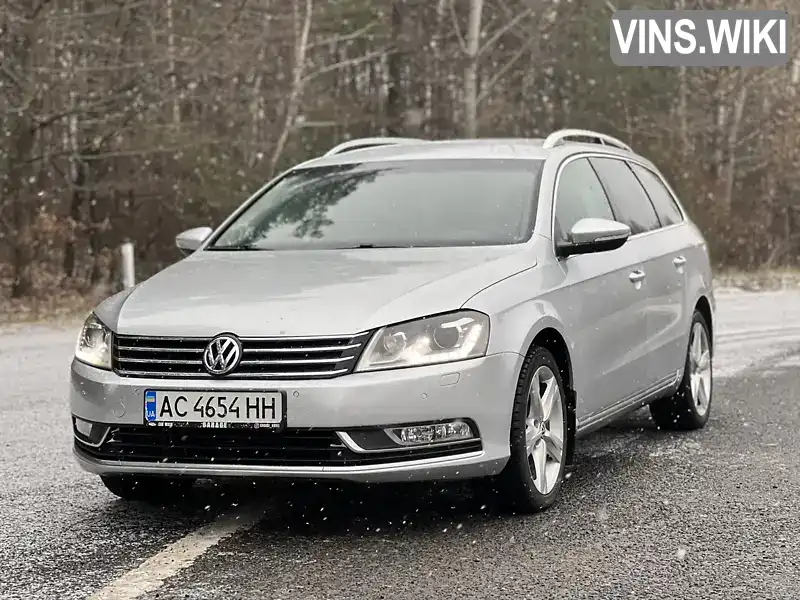 Універсал Volkswagen Passat 2012 1.97 л. Автомат обл. Волинська, Ковель - Фото 1/19