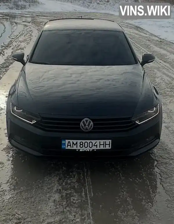 Седан Volkswagen Passat 2016 1.97 л. Автомат обл. Житомирська, Коростень - Фото 1/10