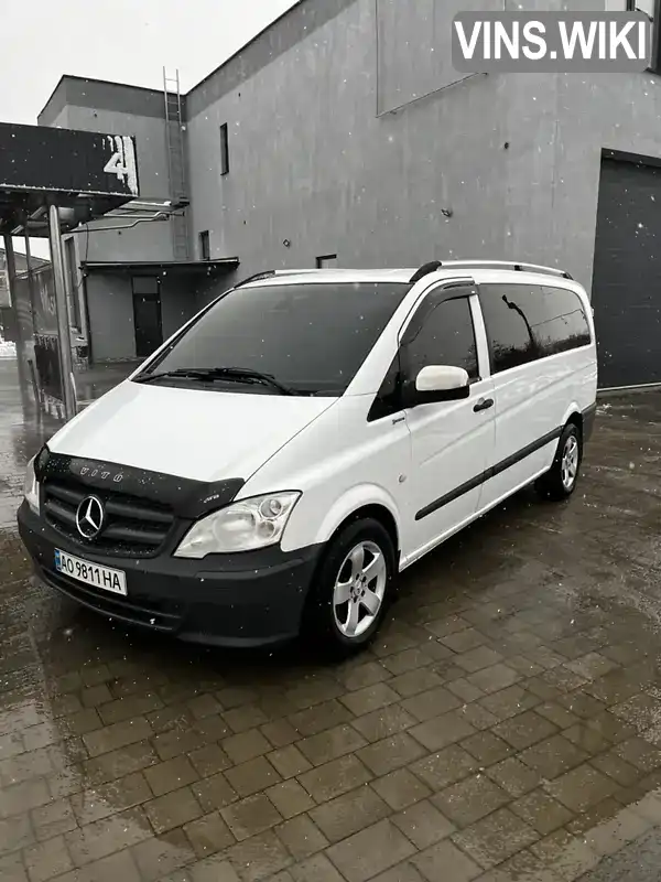 Мінівен Mercedes-Benz Vito 2012 2.14 л. Ручна / Механіка обл. Закарпатська, Хуст - Фото 1/21